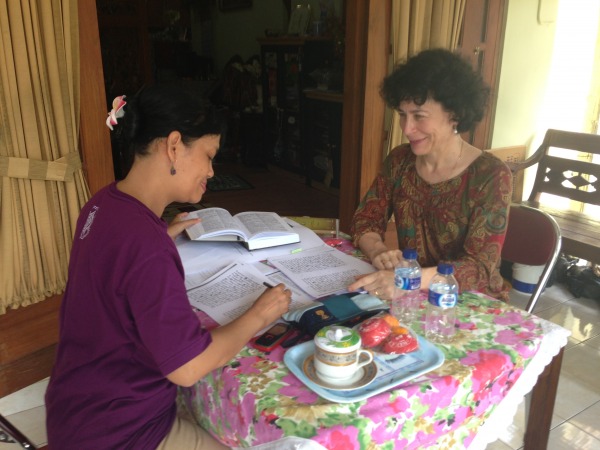 Ronit ricci and her teacher